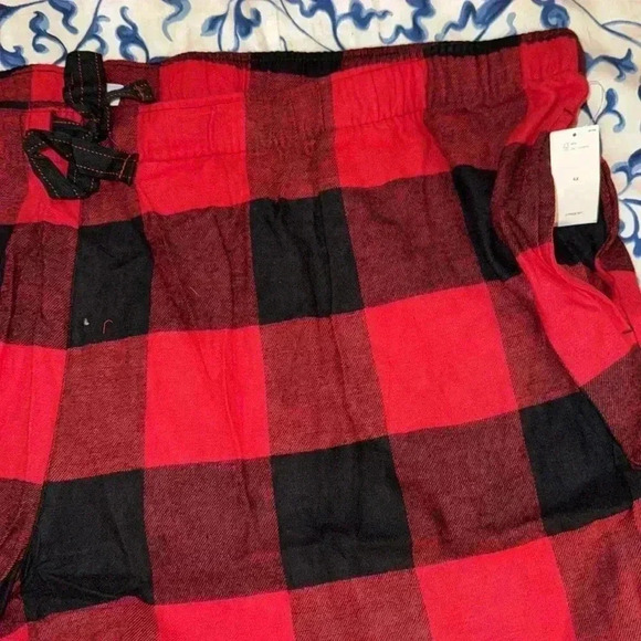 Old Navy Women’s red and black buffalo plaid flannel pajamas size 4X, NWT - Picture 5 of 6